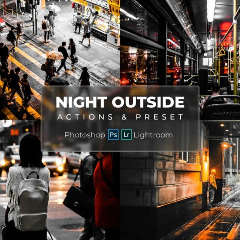 Presets & Actions - Night Outsidecover image.