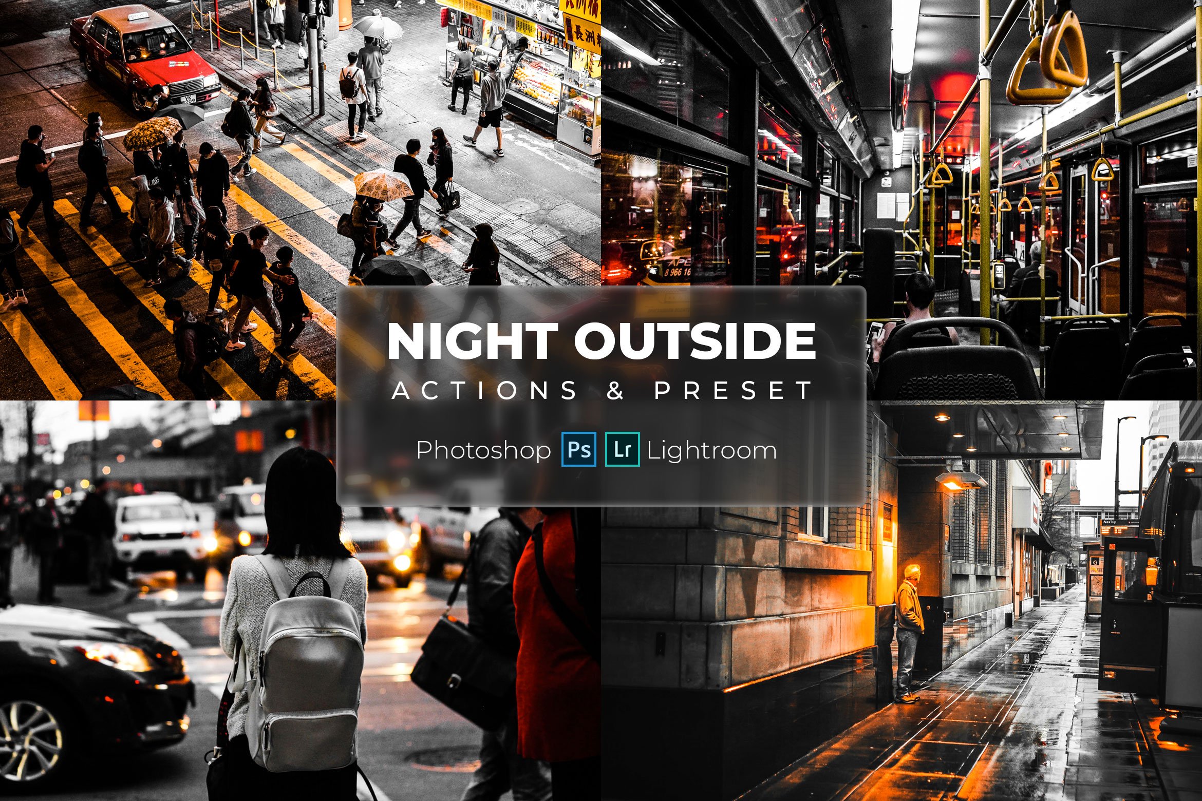 Presets & Actions - Night Outsidecover image.