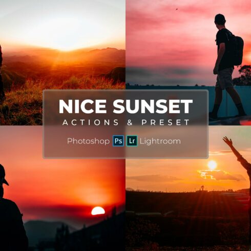 Nice Sunset (Actions & Presets)cover image.