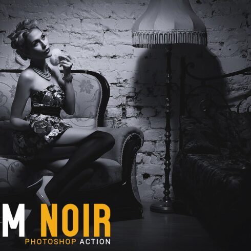 Film Noir Photoshop Actioncover image.