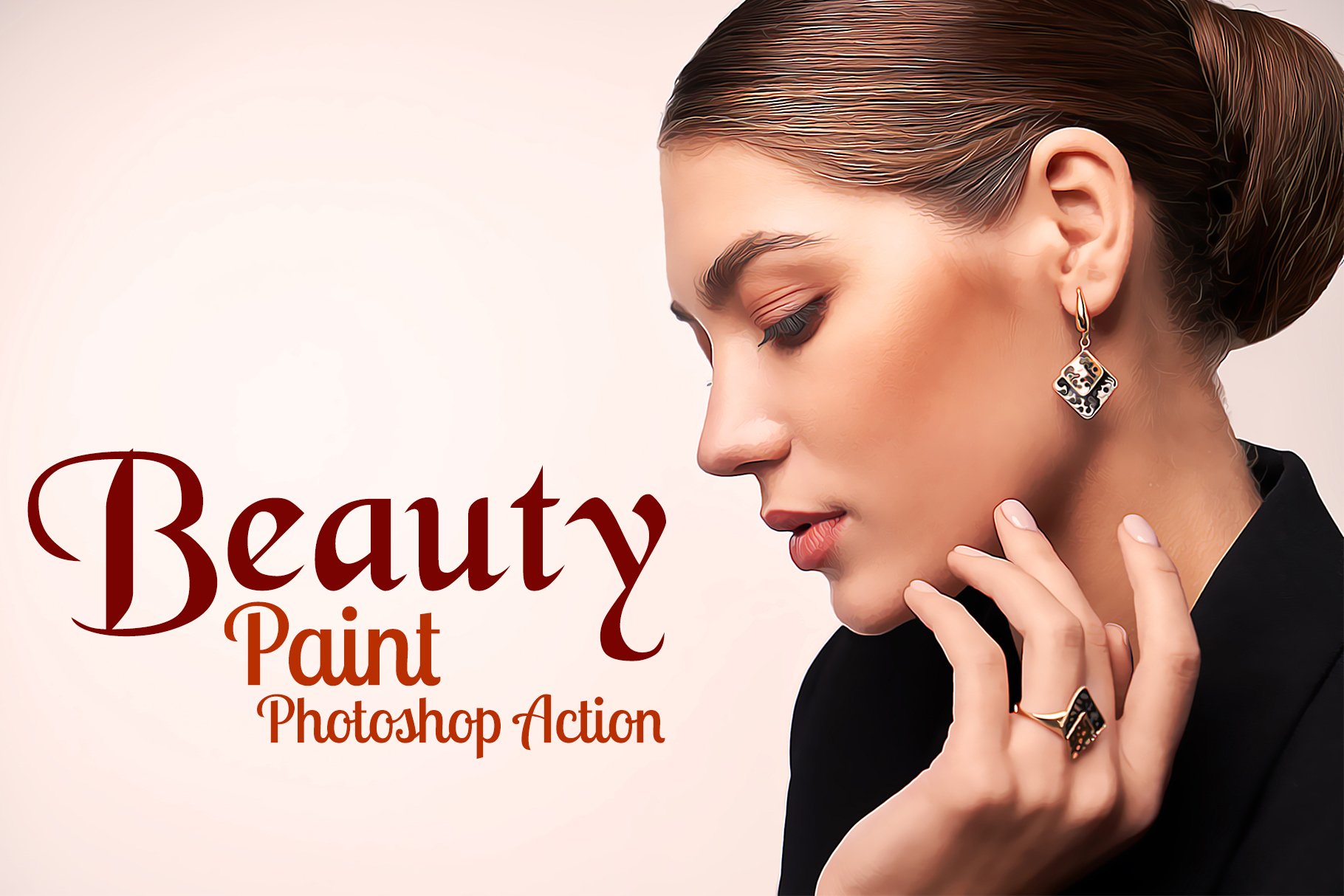 Beauty Paint Photoshop Actioncover image.