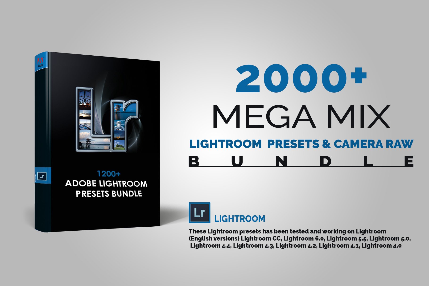 2000+ Mega Mix Lightroom Presetscover image.