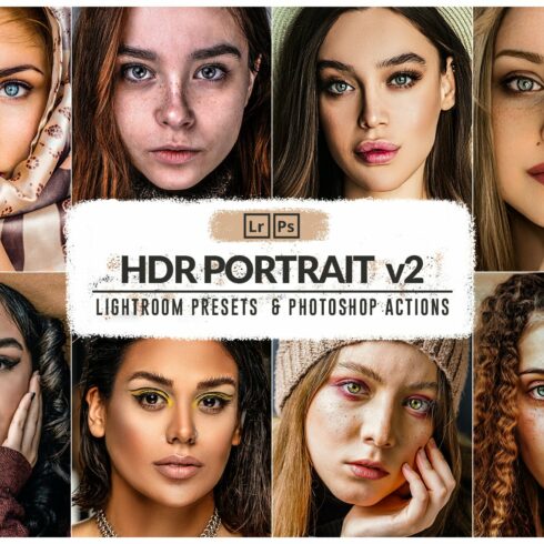 30 HDR Portrait v2 Presets & Actionscover image.