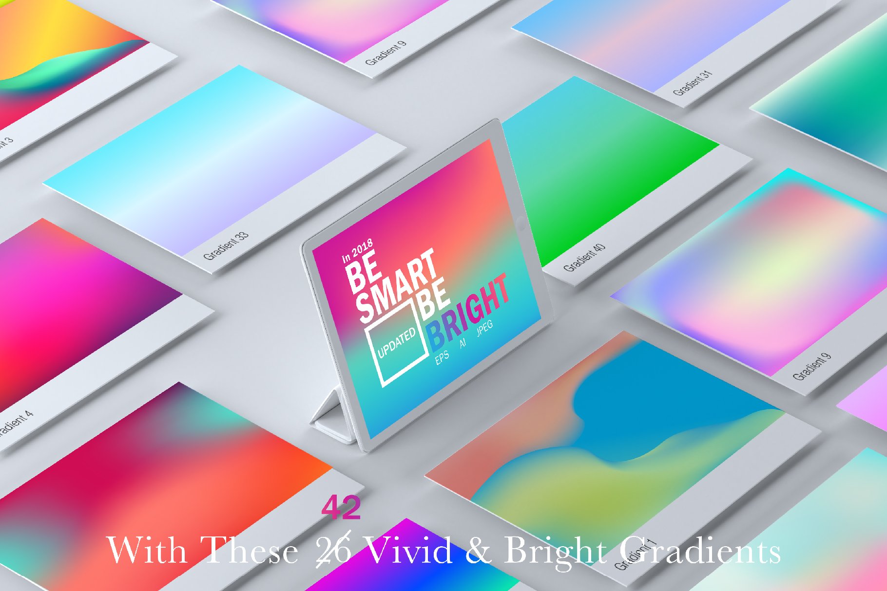 Vivid & Bright Gradients - Updatedcover image.