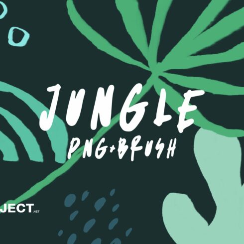 Jungle Element - Brush & PNGcover image.