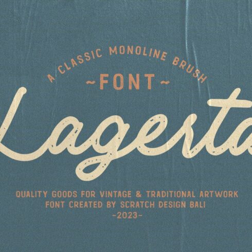Lagerta Vintage Fontcover image.