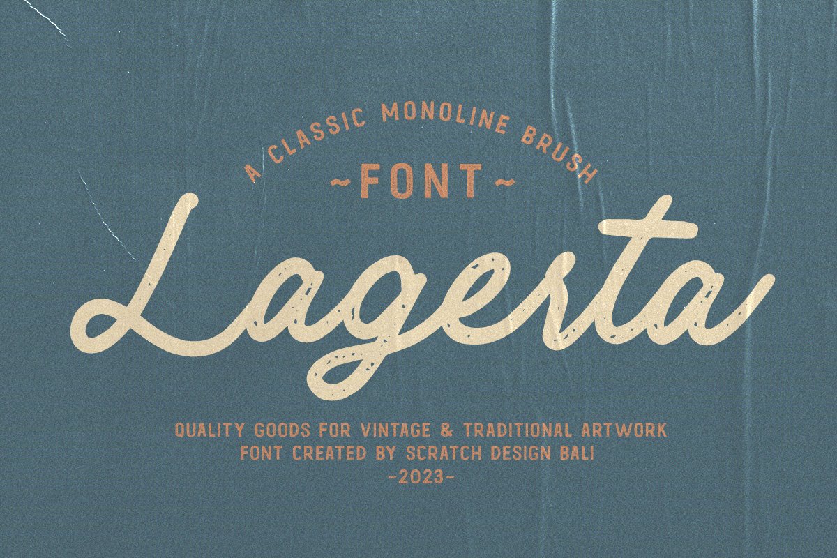 Lagerta Vintage Fontcover image.
