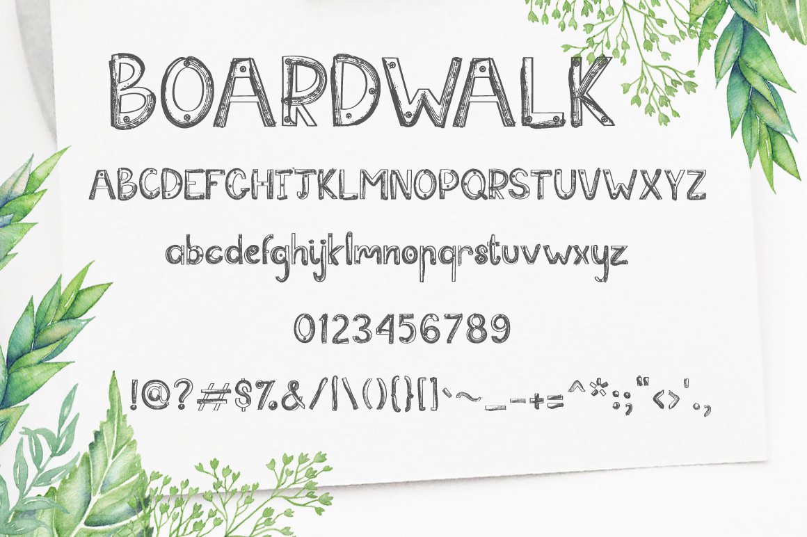 Rustical Boardwalk preview image.