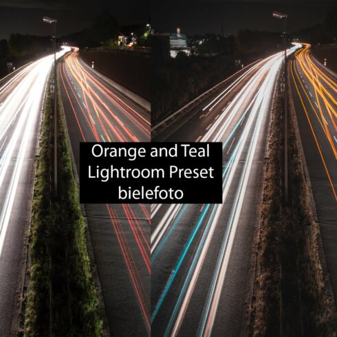 Lightroom Preset "Orange and Teal"cover image.