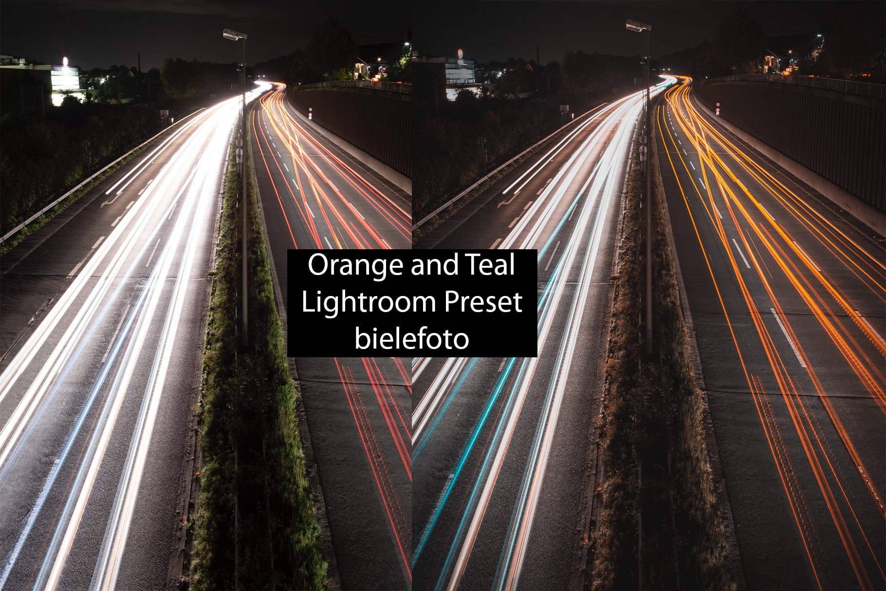 Lightroom Preset "Orange and Teal"cover image.