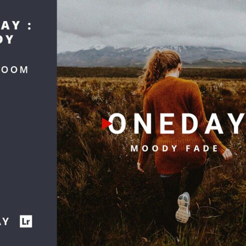 Mobile Oneday : Moody Fade Lr presetcover image.