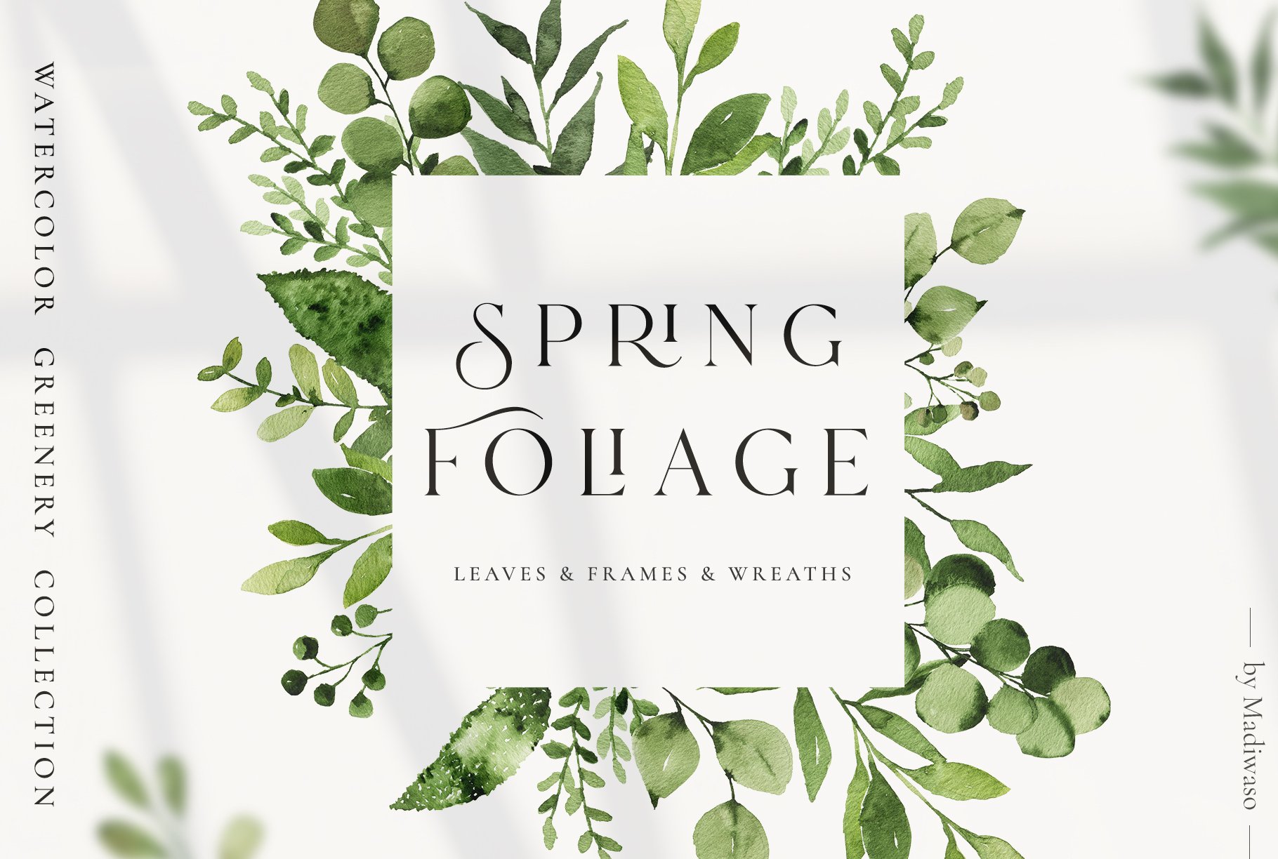 Spring Foliage greenery leaves cover image.
