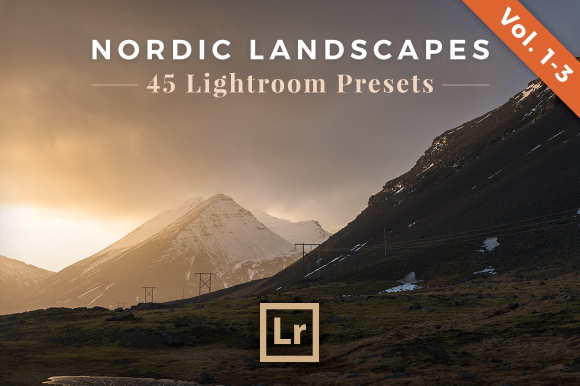 Nordic Landscapes Vol. 1-3 Lightroomcover image.