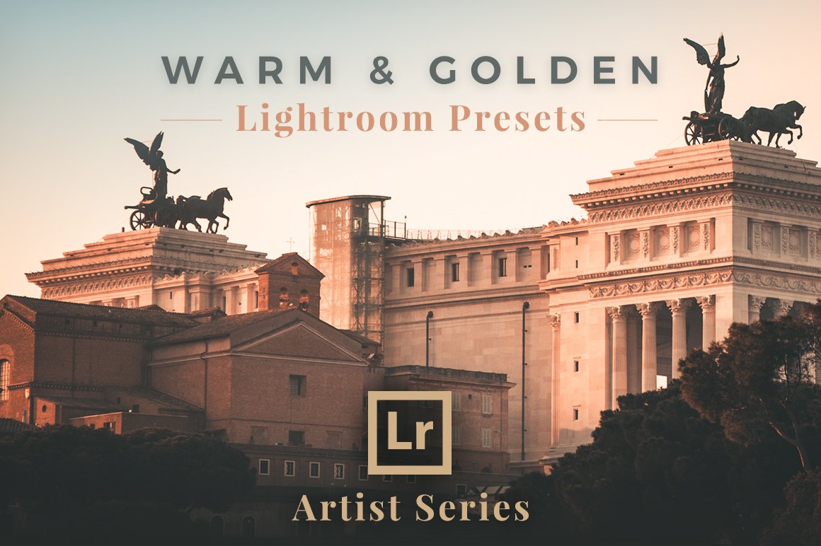 Warm & Golden Lightroom Presetscover image.
