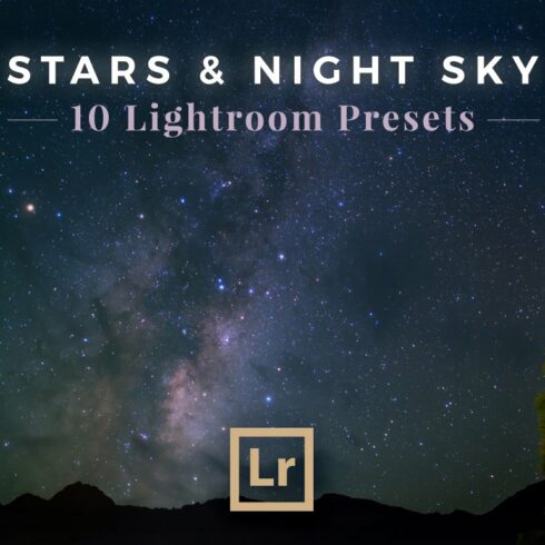 Stars & Night Sky Lightroom Presetscover image.