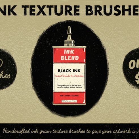 Ink Blend | Photoshop Brushescover image.