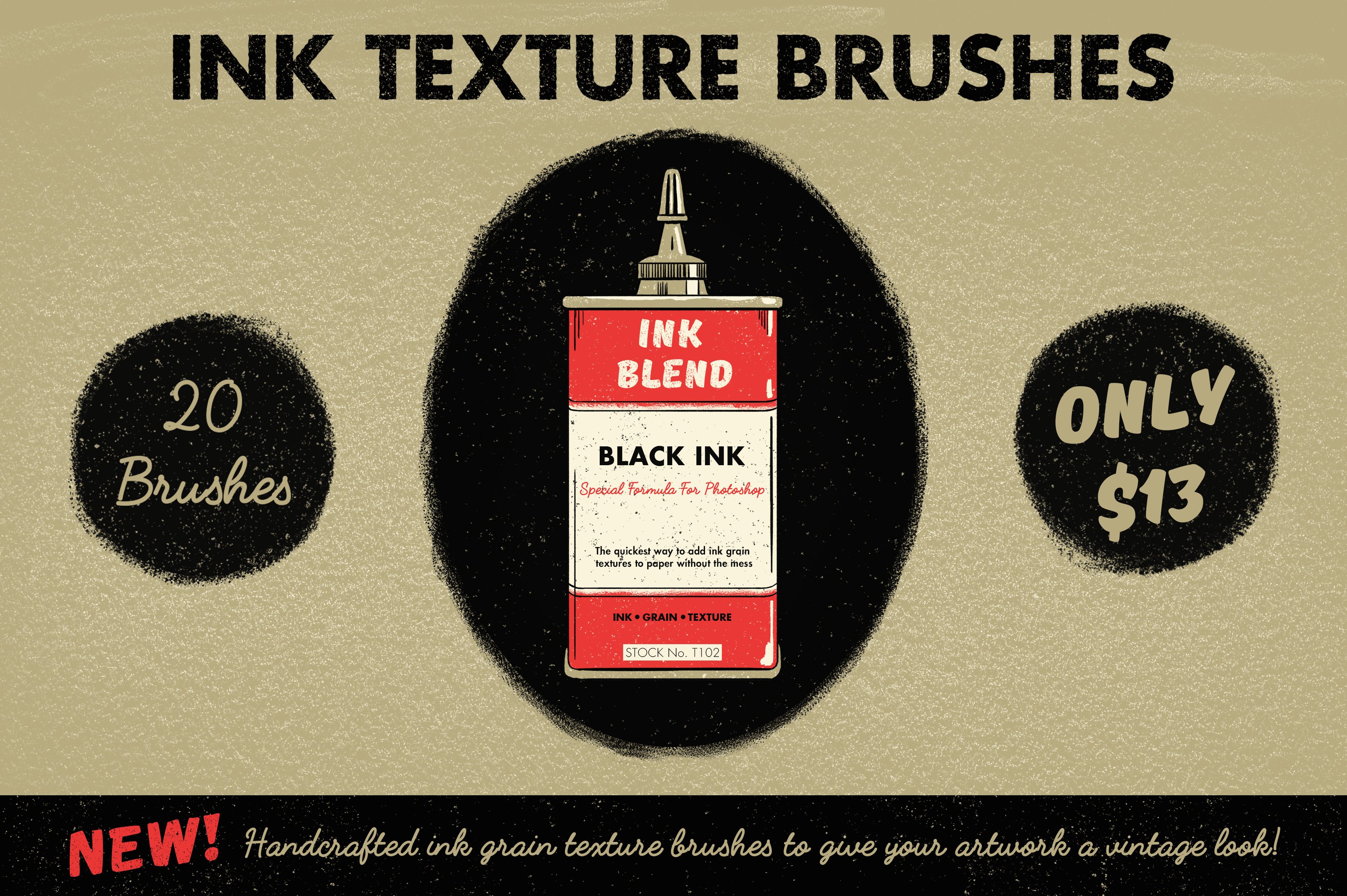 Ink Blend | Photoshop Brushescover image.