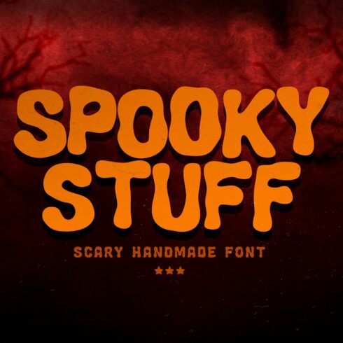 Spooky Stuff Font cover image.