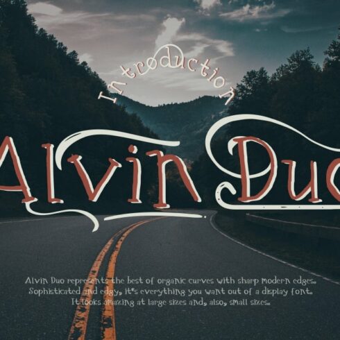 Alvin Duo - 5 Font styles cover image.