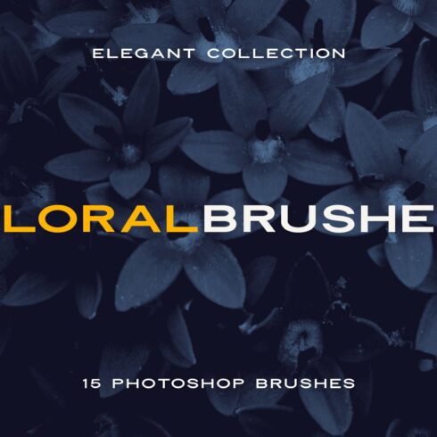 Elegant Floral Photoshop Brushescover image.