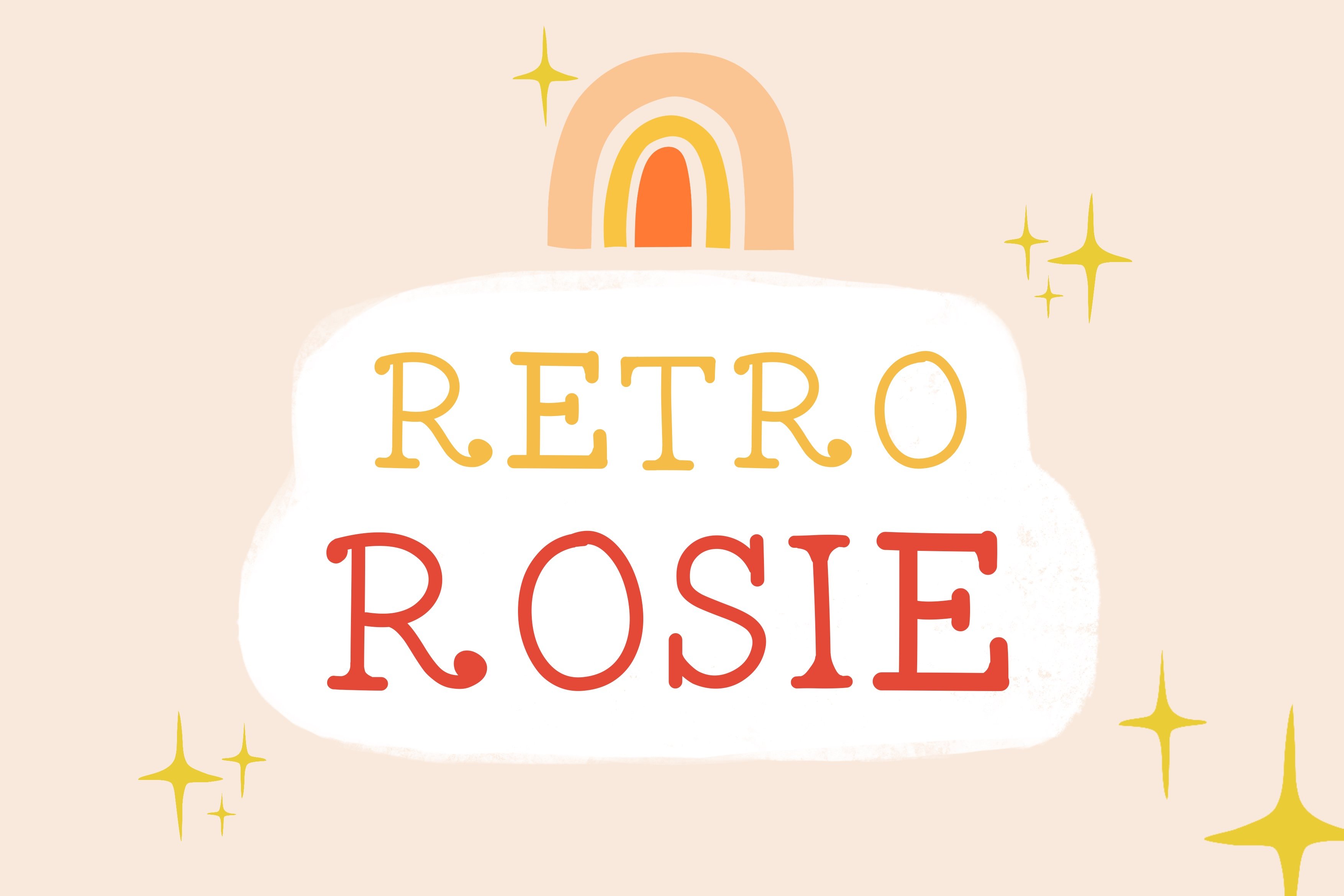 Retro Rosie Font cover image.