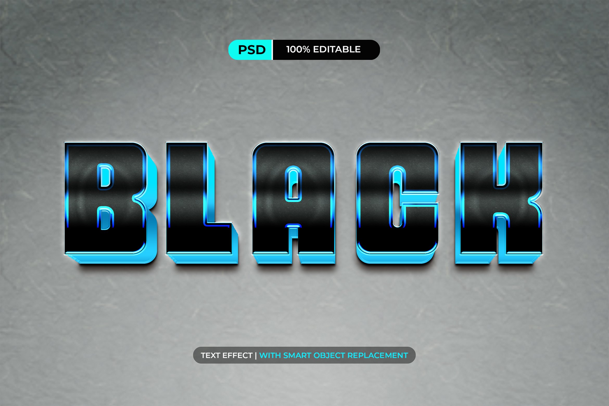 Premium PSD, Stylish text effect