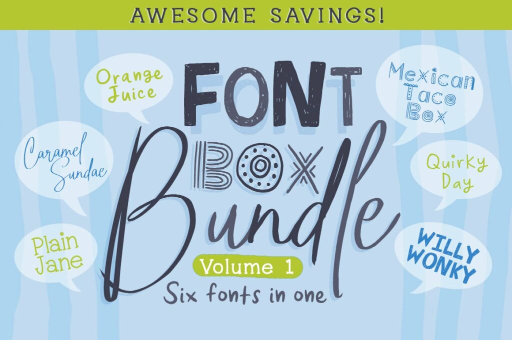Font Box Bundle Volume 1 – MasterBundles