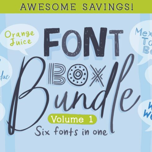 Font Box Bundle Volume 1 cover image.