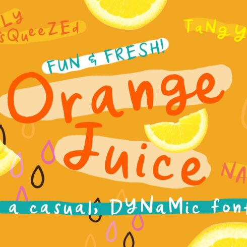 Orange Juice Font cover image.