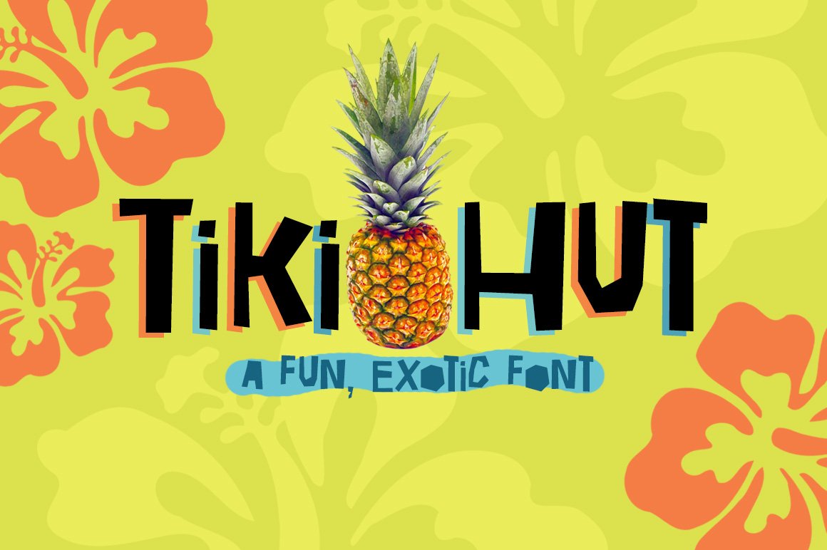 Tiki Hut Font cover image.