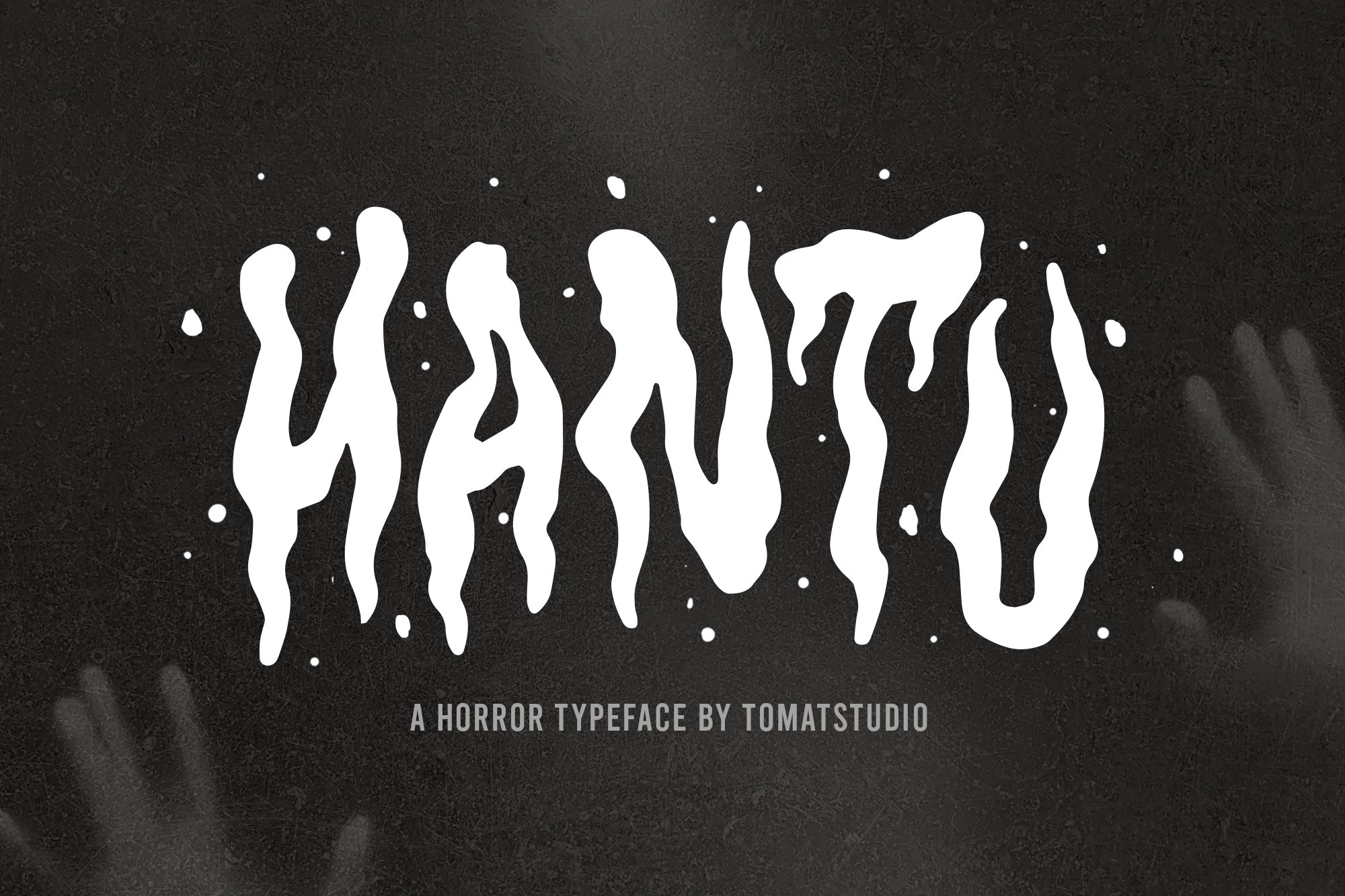 Halloween Horror Fonts | Hantu preview image.