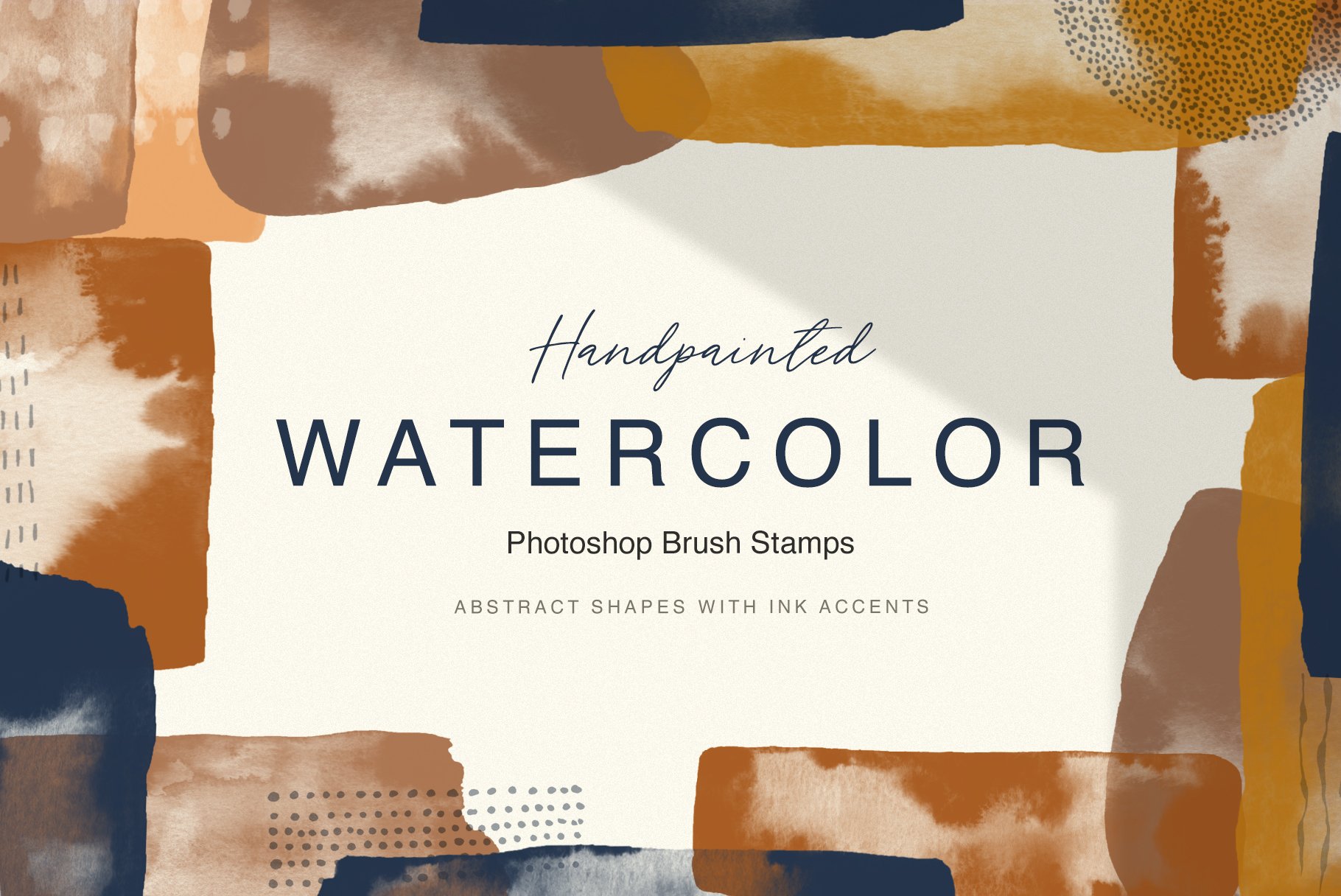 Watercolor Photoshop Shape Stampscover image.