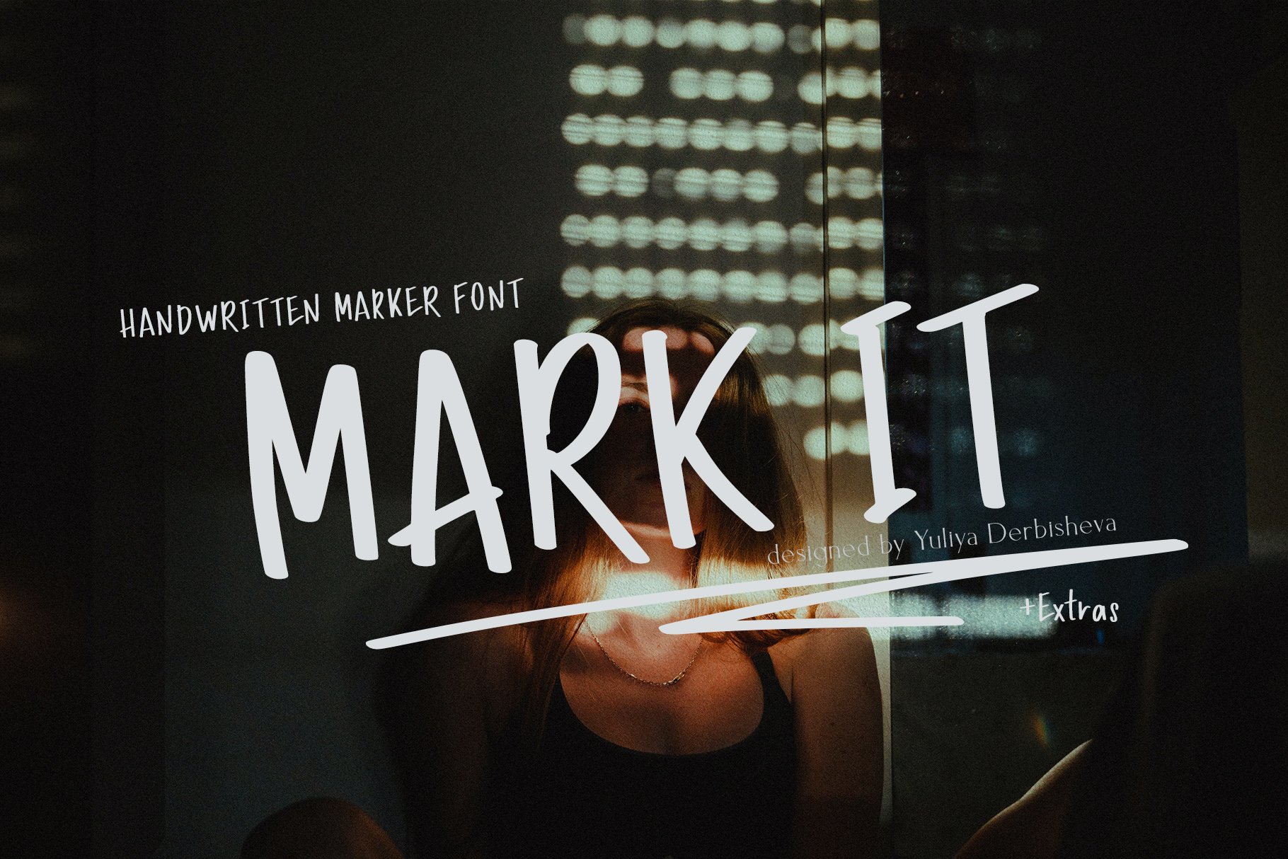 MARK IT marker typeface font cover image.