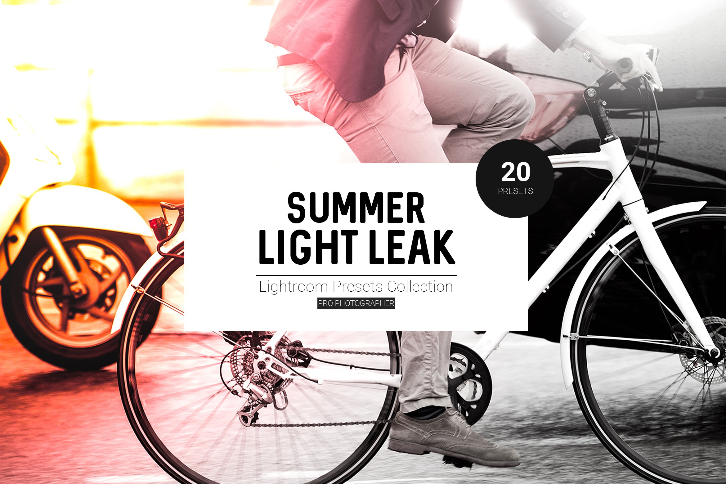 Summer Light Leak Lightroom Presetscover image.
