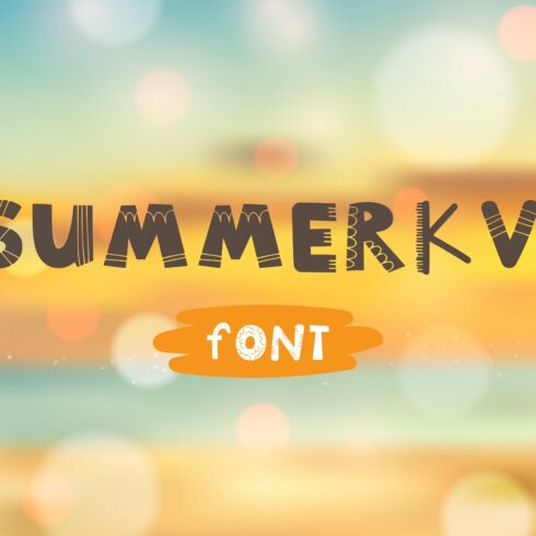 TTF typeface ''Summerkvi'' cover image.
