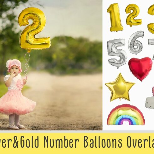 Shaped Number Balloons Overlayscover image.
