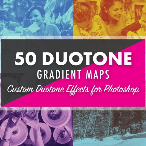 50 Duotone Gradient Mapscover image.