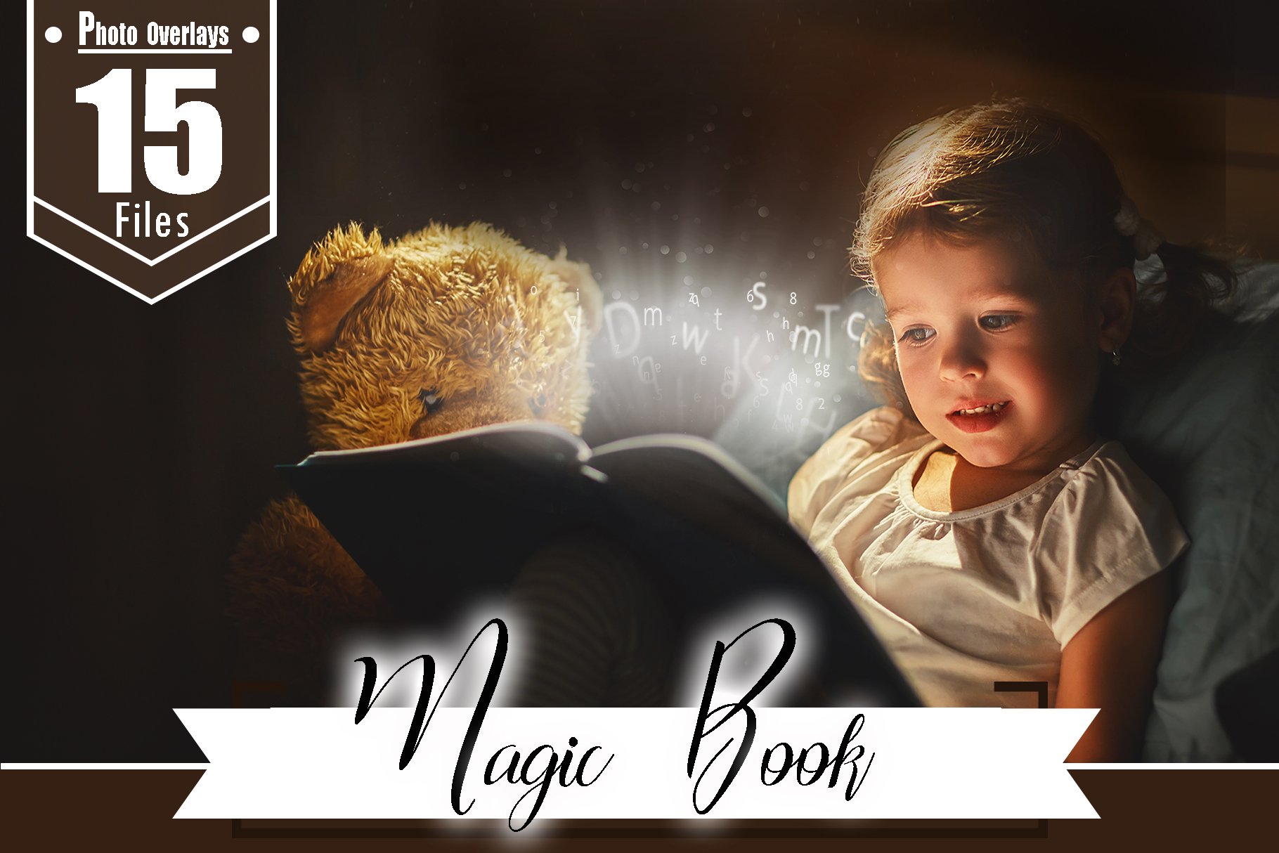 15 magic shine book photo overlayscover image.