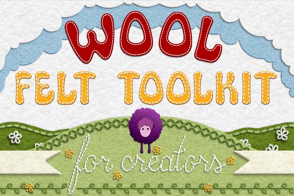 Wool Felt Tool Kit for Photoshoppreview image.