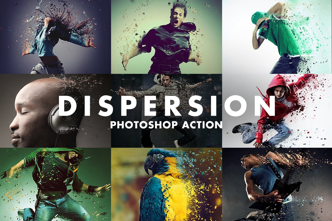 Dispersion Photoshop Actioncover image.
