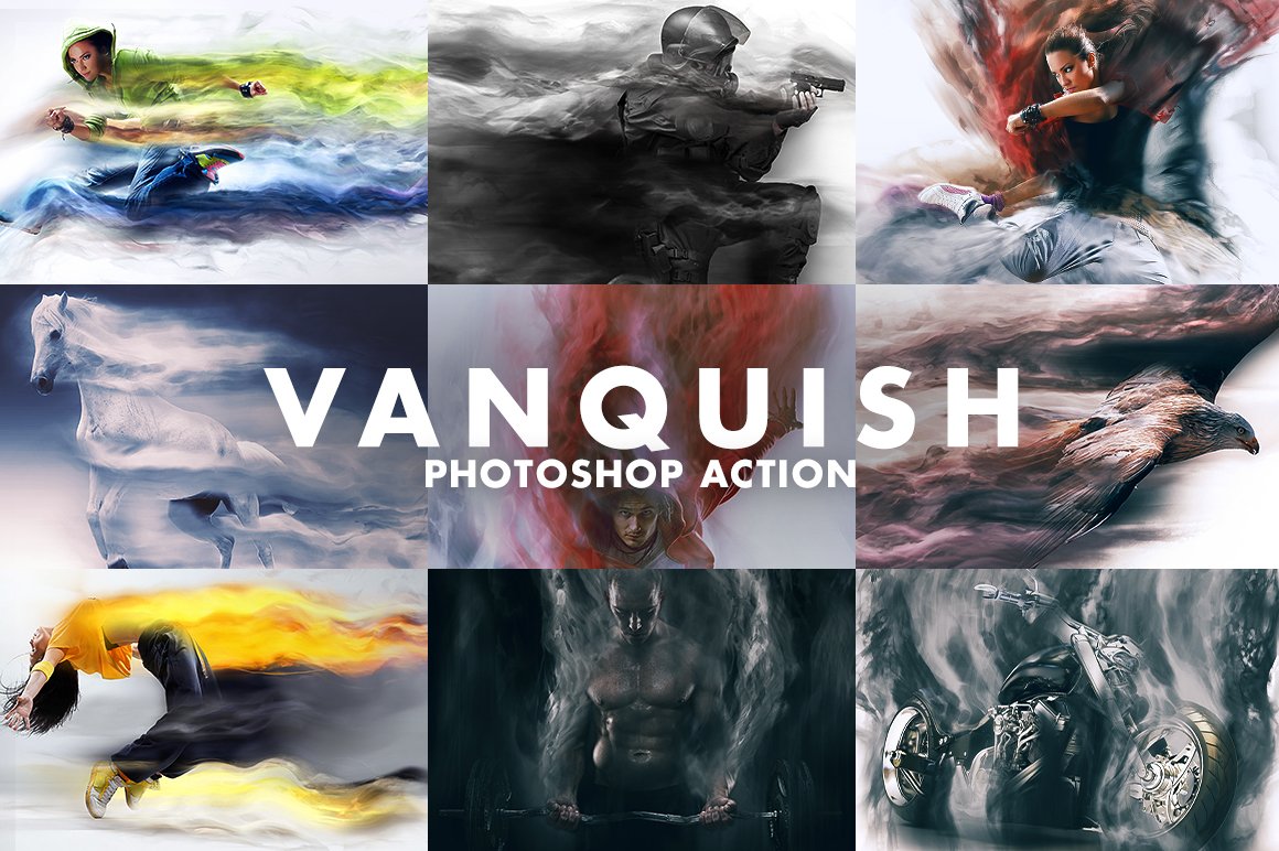 Vanquish Photoshop Actioncover image.