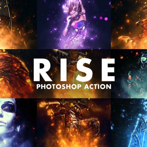 Rise Photoshop Actioncover image.