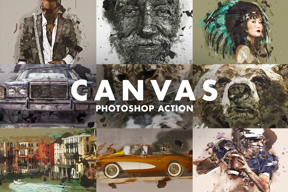 Canvas Photoshop Actioncover image.