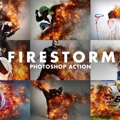 Firestorm Photoshop Actioncover image.