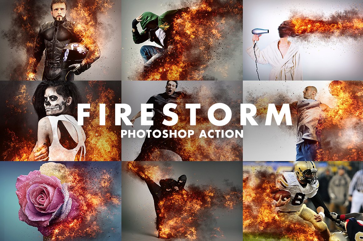 Firestorm Photoshop Actioncover image.