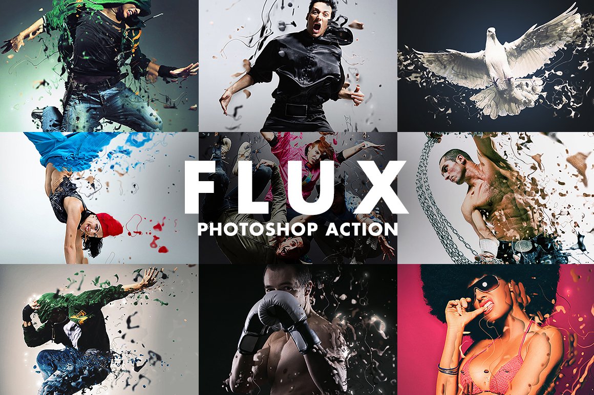 Flux Photoshop Actioncover image.