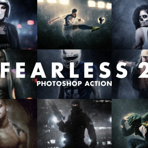 Fearless 2 Photoshop Actioncover image.