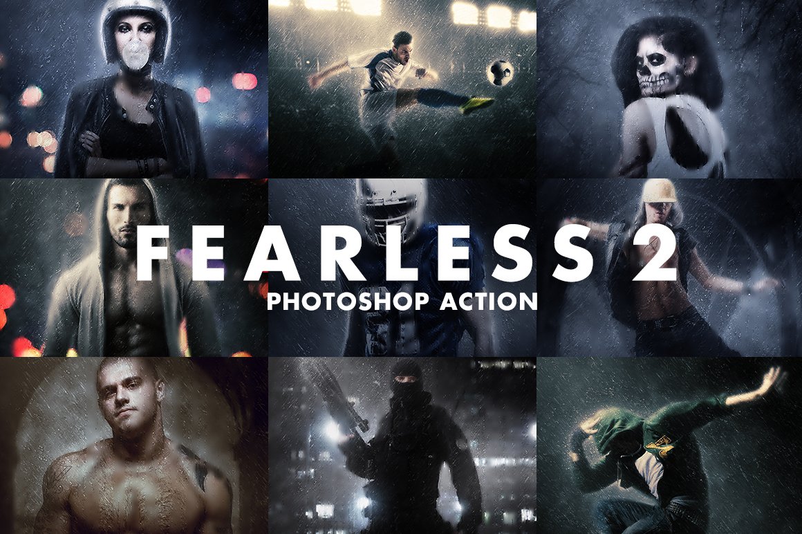 Fearless 2 Photoshop Actioncover image.