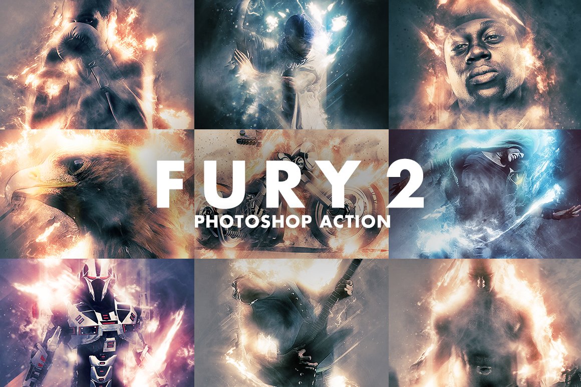 Fury 2 Photoshop Actioncover image.