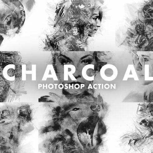 Charcoal Photoshop Actioncover image.